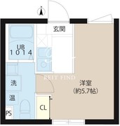 レピュア東十条駅前レジデンス 202 間取り図