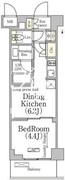 ベルファース大森山王 214 間取り図