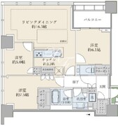白金ザ・スカイ E-2213 間取り図