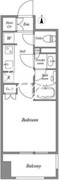 コスモグラシア池田山 602 間取り図