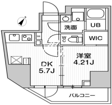 アークマーク巣鴨ｓｔａ． 503 間取り図