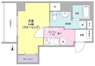 メゾン・ド・クロシェット 401 間取り図