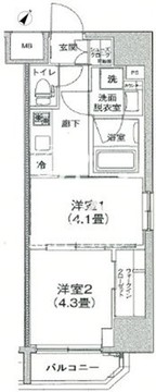 ティモーネプレミアム三ノ輪ステーション 803 間取り図