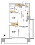 ザ・パークハビオ滝野川 1309 間取り図