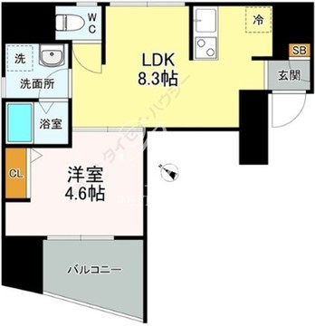 ラウレアタワー池袋 201 間取り図