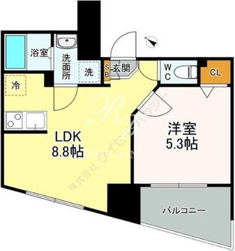 ラウレアタワー池袋 202 間取り図