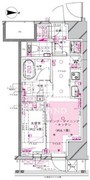 ピアース新宿三丁目 602 間取り図