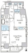 ルジュール神田須田町 1303 間取り図