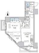 ルジュール神田須田町 1001 間取り図