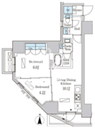 ルジュール神田須田町 901 間取り図