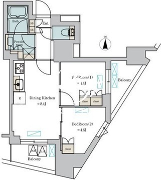 nido蔵前アベニュー 601 間取り図