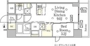 テラス御徒町 904 間取り図