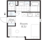 湯島レーベル 201 間取り図