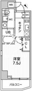ステージファースト浅草橋3 801 間取り図