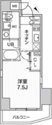 ステージファースト浅草橋3 1101 間取り図