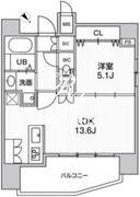ステージファースト浅草橋3 902 間取り図
