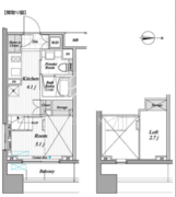 レジディア錦糸町2 205 間取り図