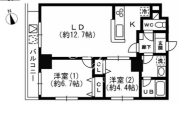 KDXレジデンス秋葉原 601 間取り図