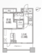 レジディア新御徒町2 1201 間取り図