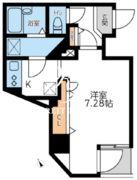 フォレシティ六本木 801 間取り図