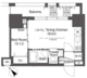 ＢｌｕＲｏｃｋ後楽園 1409 間取り図