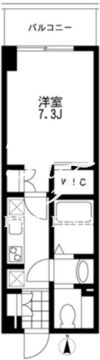 プライマル錦糸町 405 間取り図