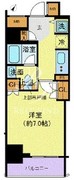フェルクルール上野駅前 402 間取り図