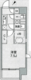 シーズンフラッツ浅草橋 201 間取り図