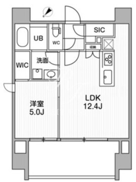 シーズンフラッツ浅草橋 1102 間取り図