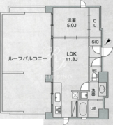 シーズンフラッツ浅草橋 1201 間取り図