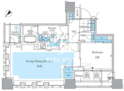 パークアクシス月島マチュアスタイル 503 間取り図