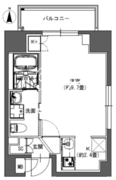 ラドゥセール東神田 801 間取り図 ?>