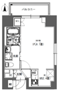 ラドゥセール東神田 901 間取り図
