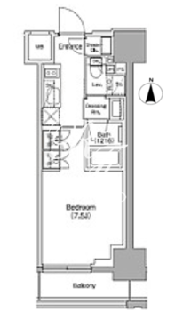 ザ・パークハビオ新御徒町 305 間取り図