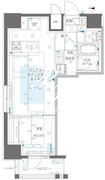 ズーム浅草ウエスト 801 間取り図