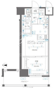 ズーム浅草ウエスト 2 間取り図