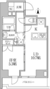 レジディア文京本郷3 1001 間取り図