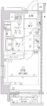 アルテシモテソロ 203 間取り図