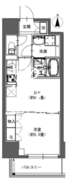 ラドゥセール東神田 705 間取り図