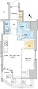 プラウドフラット文京千駄木 901 間取り図