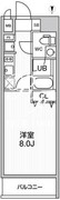 レオーネ南千住2 1002 間取り図