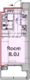 グランパセオ門前仲町2 604 間取り図
