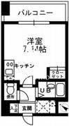 レジディア三越前 203 間取り図
