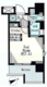 レジディア市谷薬王寺 503 間取り図