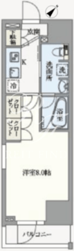 アジールコート汐浜キャナル 1204 間取り図
