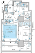ディームス渋谷本町 402 間取り図
