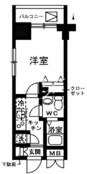 レジディア日本橋人形町2 605 間取り図