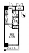 レジディア月島3 511 間取り図