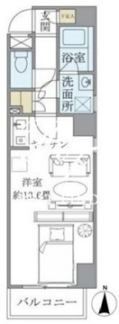 グランディール広尾 402 間取り図