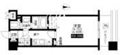 レジディア上野池之端 506 間取り図